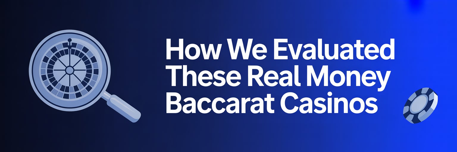 How We Evaluated These Real Money Baccarat Casinos